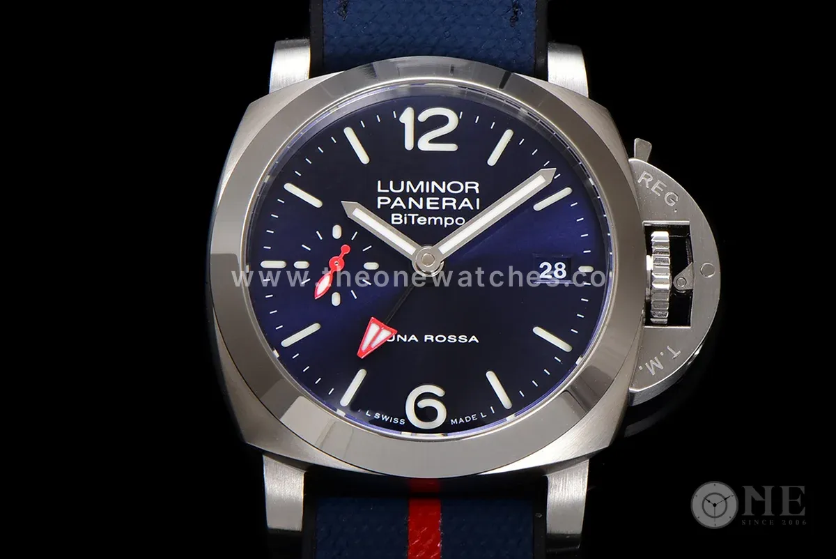 PAM1404 Luminor Quaranta BiTempo Luna Rossa 40mm