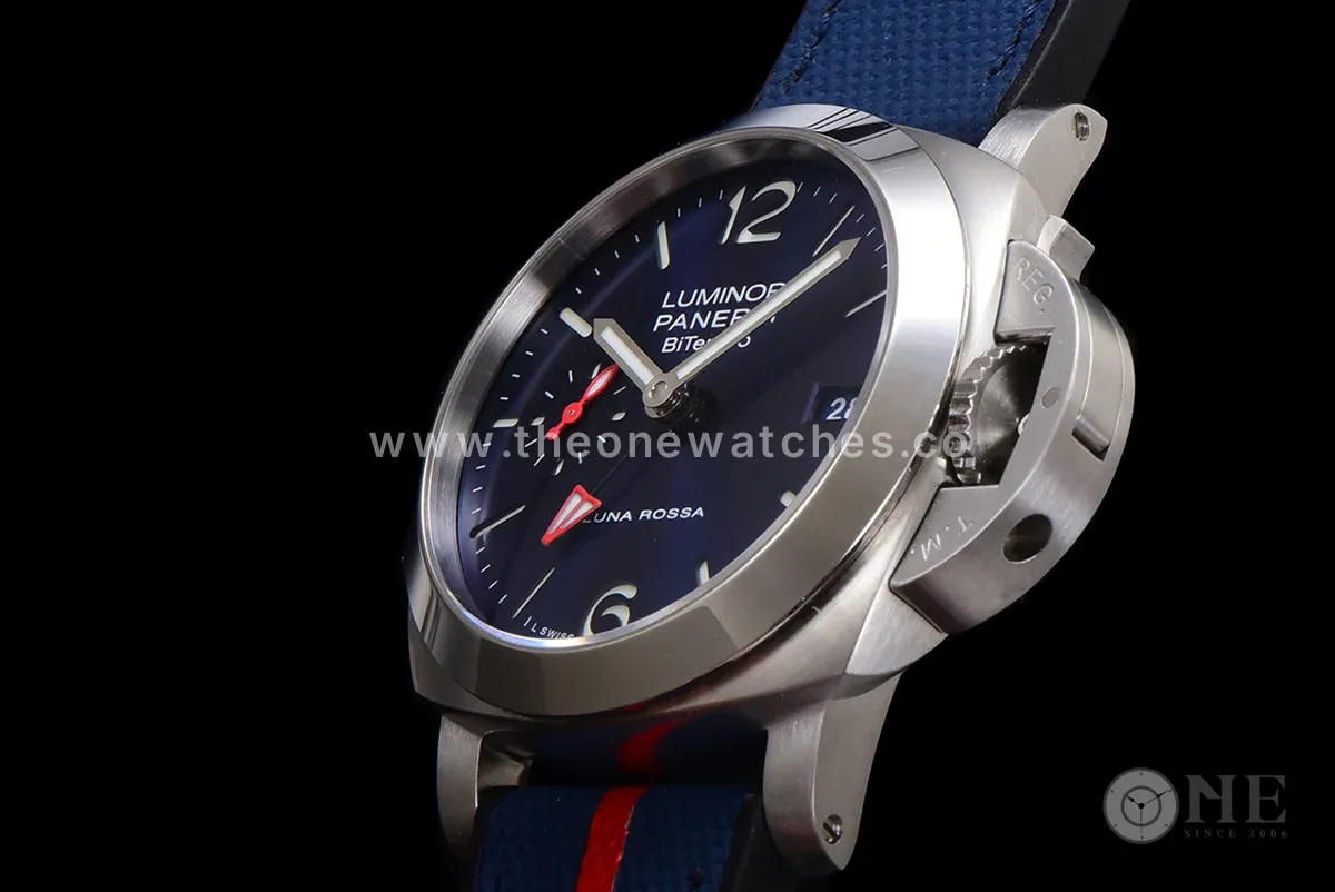PAM1404 Luminor Quaranta BiTempo Luna Rossa 40mm