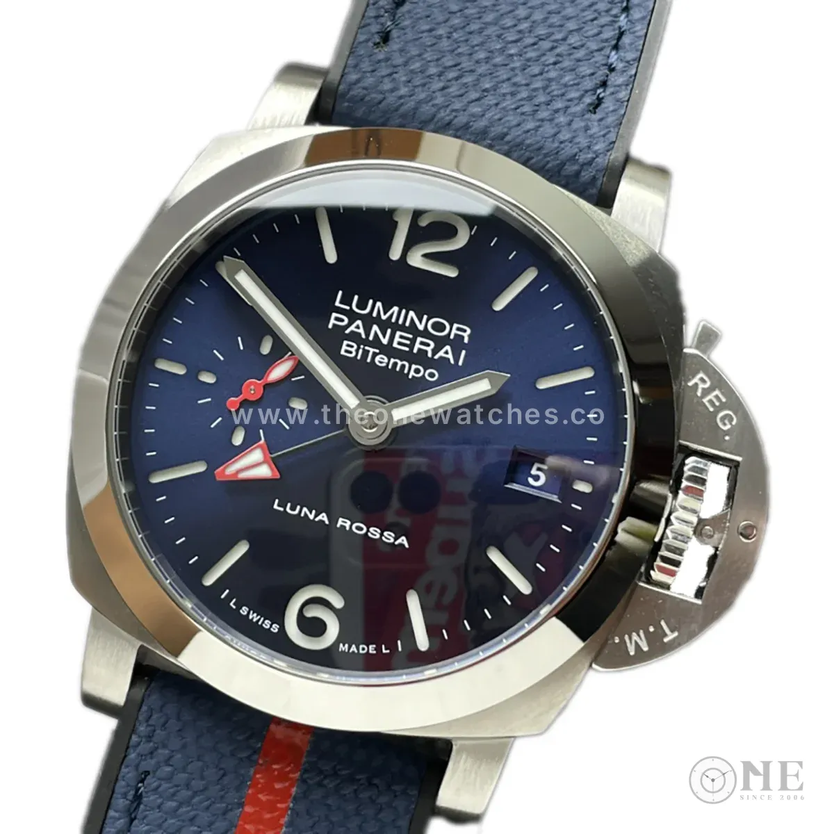 PAM1404 Luminor Quaranta BiTempo Luna Rossa 40mm