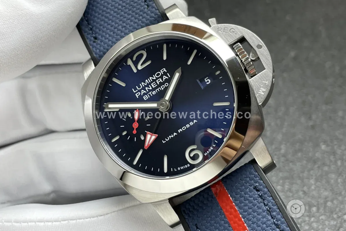 PAM1404 Luminor Quaranta BiTempo Luna Rossa 40mm