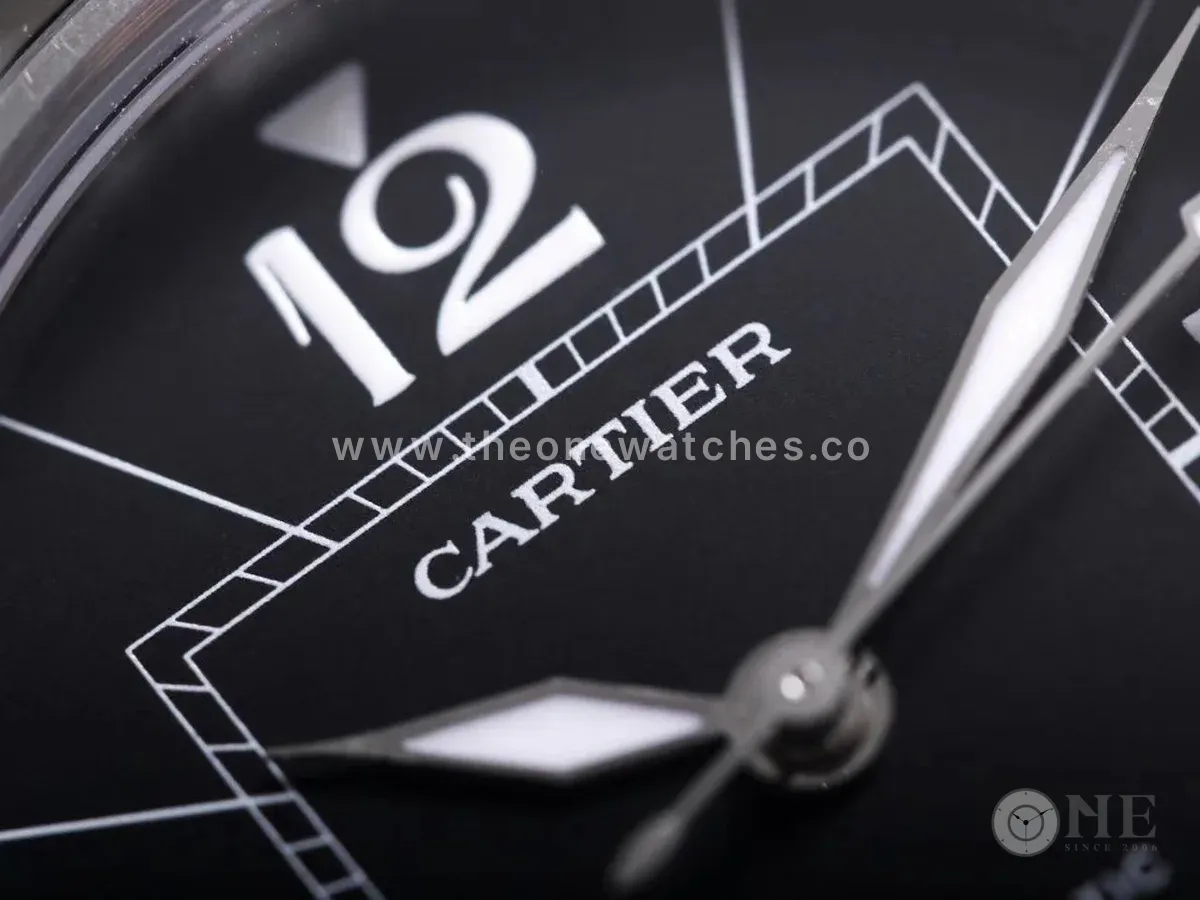 Pasha de Cartier Black Dial 35mm in Bracelet