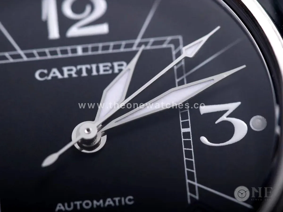 Pasha de Cartier Black Dial 35mm in Bracelet