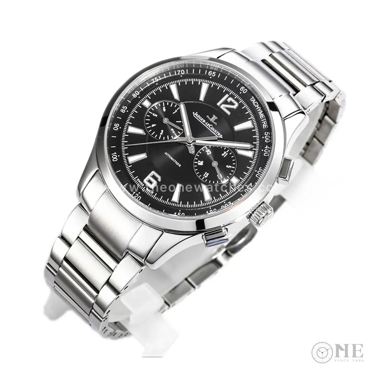 Polaris Chronograph Black Dial on Bracelet