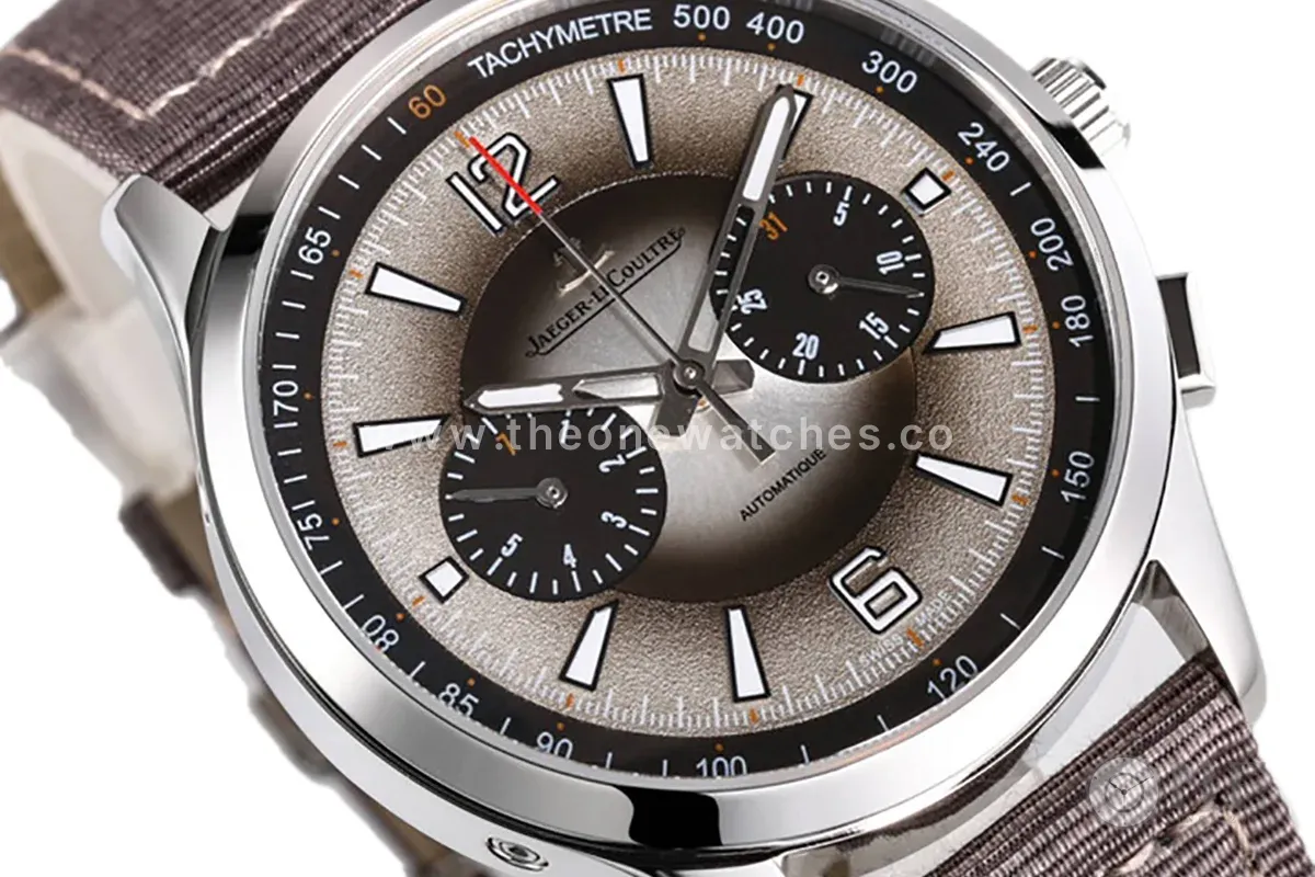 Polaris Chronograph Grey Dial on Brown Nylon Strap Ref. Q902843J