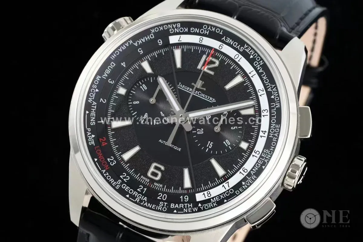 Polaris Chronograph Worldtime Black Dial Ref. Q905T470