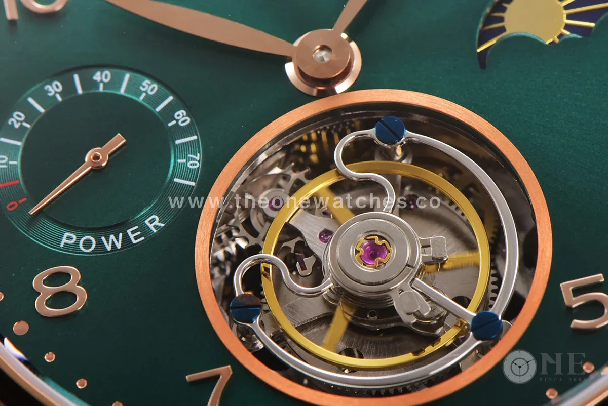 Portugese Tourbillon Green Dial on Rose Gold