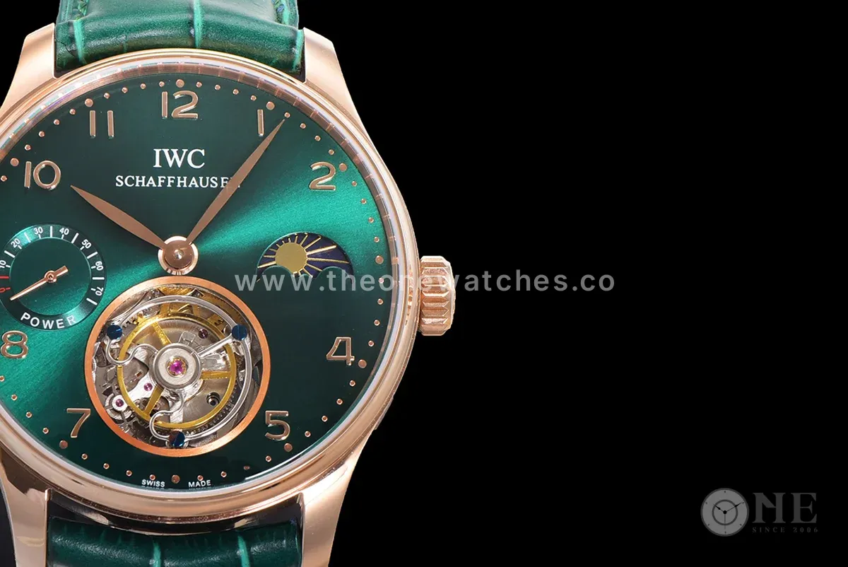 Portugese Tourbillon Green Dial on Rose Gold