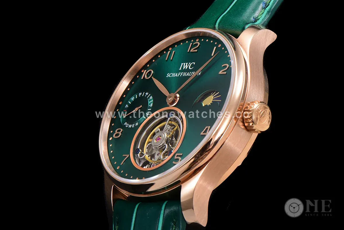 Portugese Tourbillon Green Dial on Rose Gold