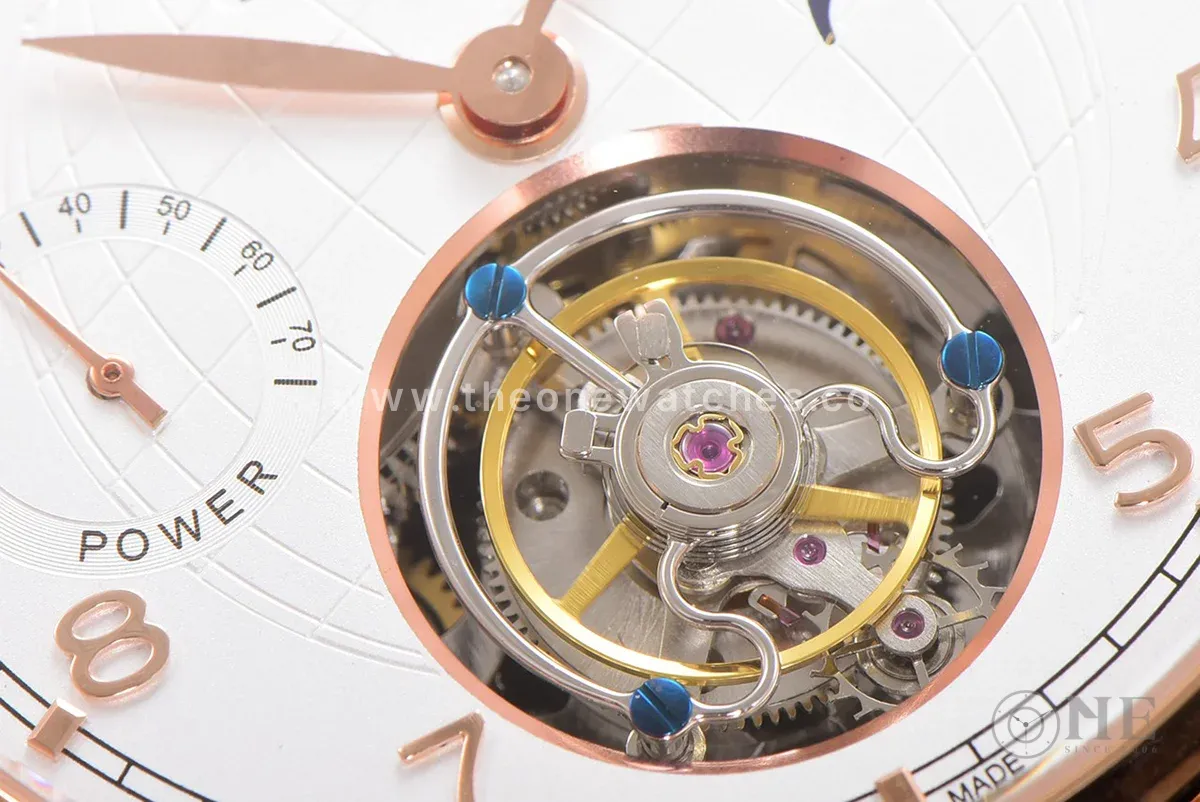 Portugese Tourbillon White Dial on Rose Gold