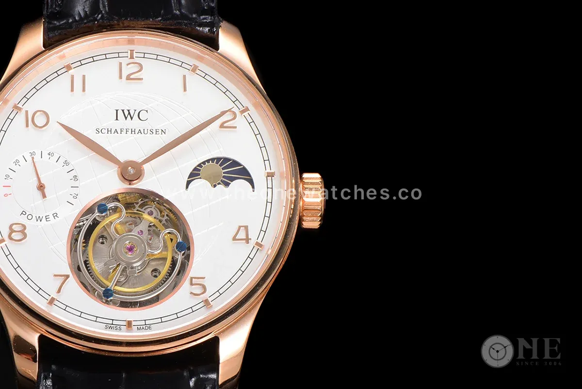 Portugese Tourbillon White Dial on Rose Gold
