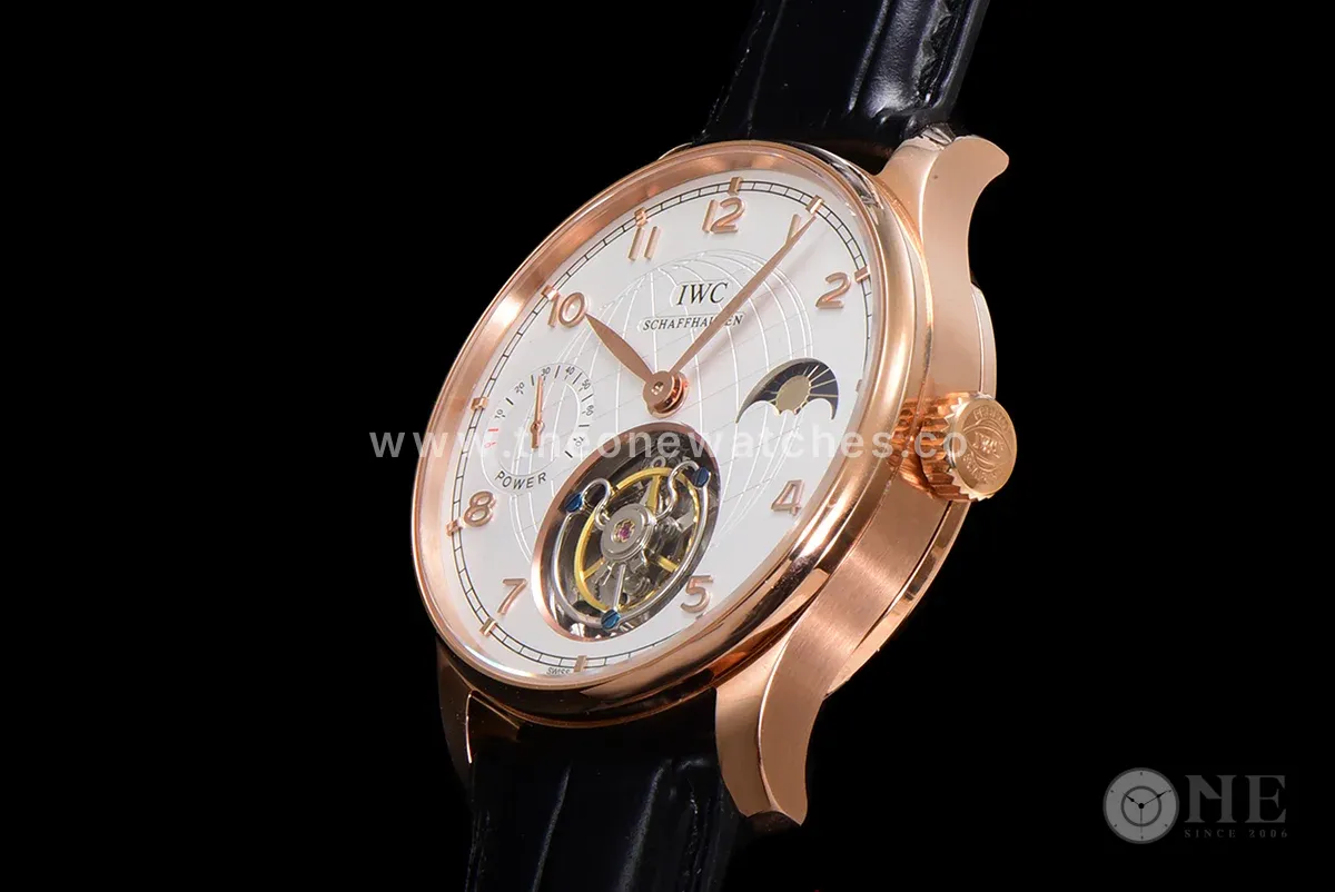 Portugese Tourbillon White Dial on Rose Gold