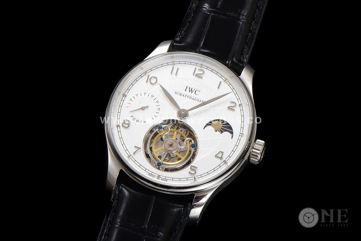 Portugese Tourbillon White Dial on Steel