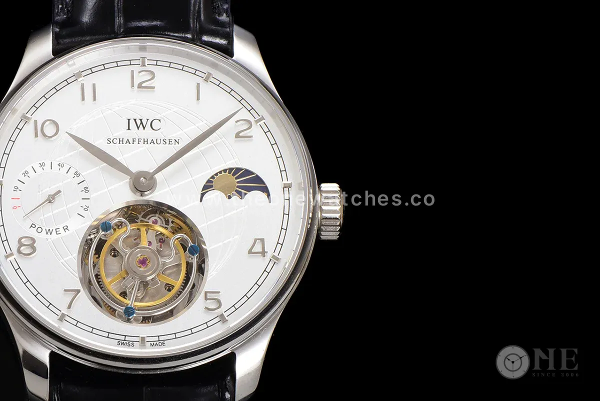 Portugese Tourbillon White Dial on Steel