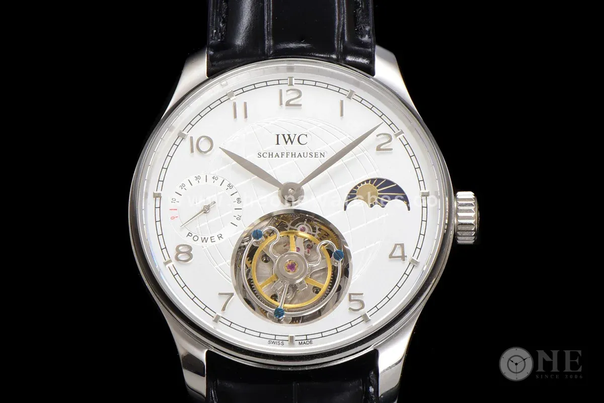 Portugese Tourbillon White Dial on Steel