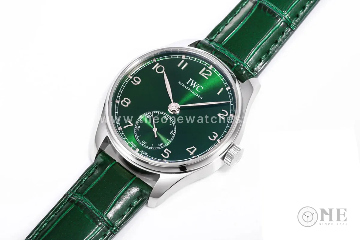 Portugieser Automatic 40 IW358310 Green Dial in Steel