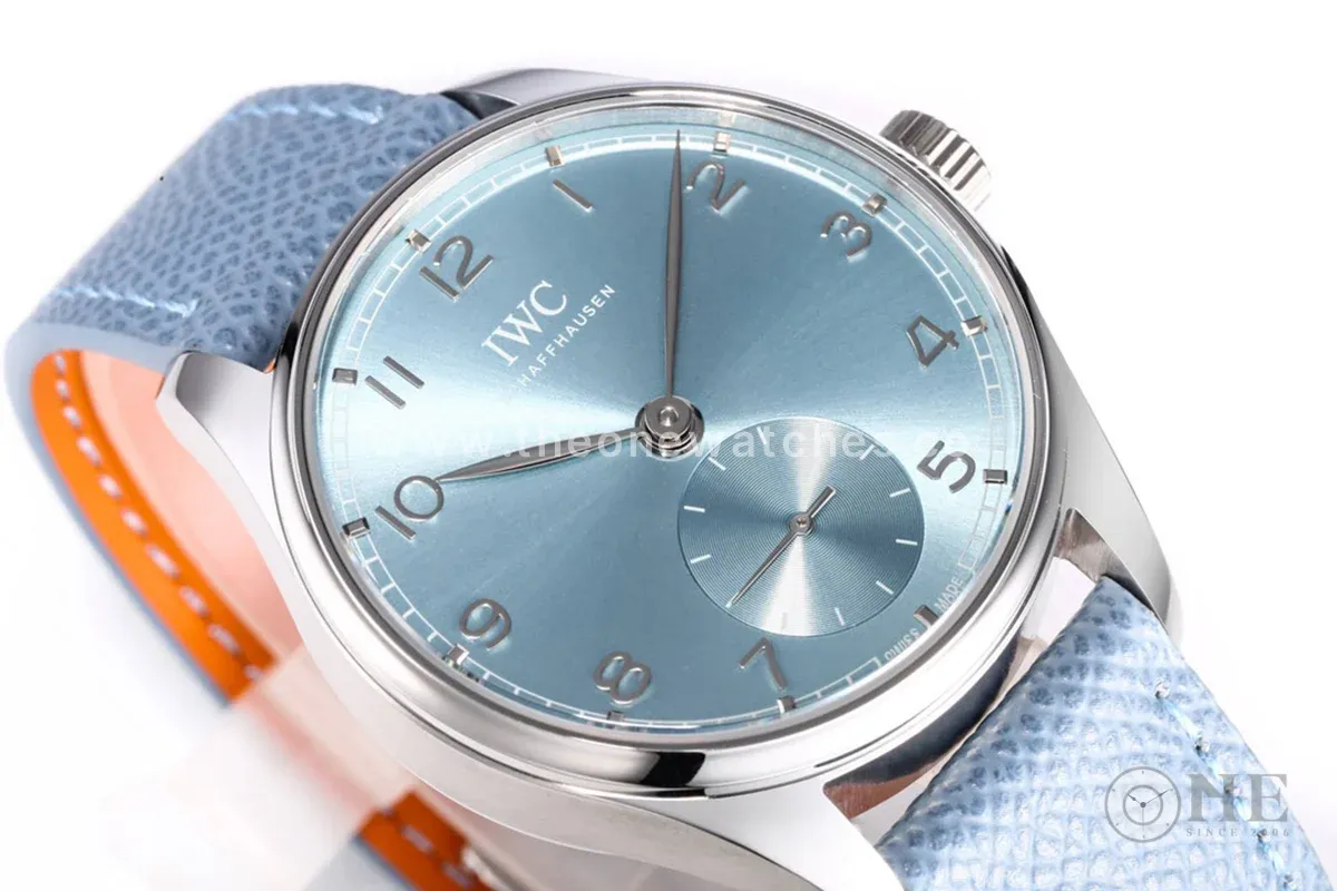 Portugieser Automatic 40 IW358402 Blue Dial in White Gold