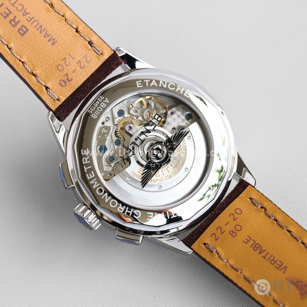 Premier B01 Chronograph 42 Bentley Centenary Brown Dial in Steel Ref. AB01181A1Q1X1