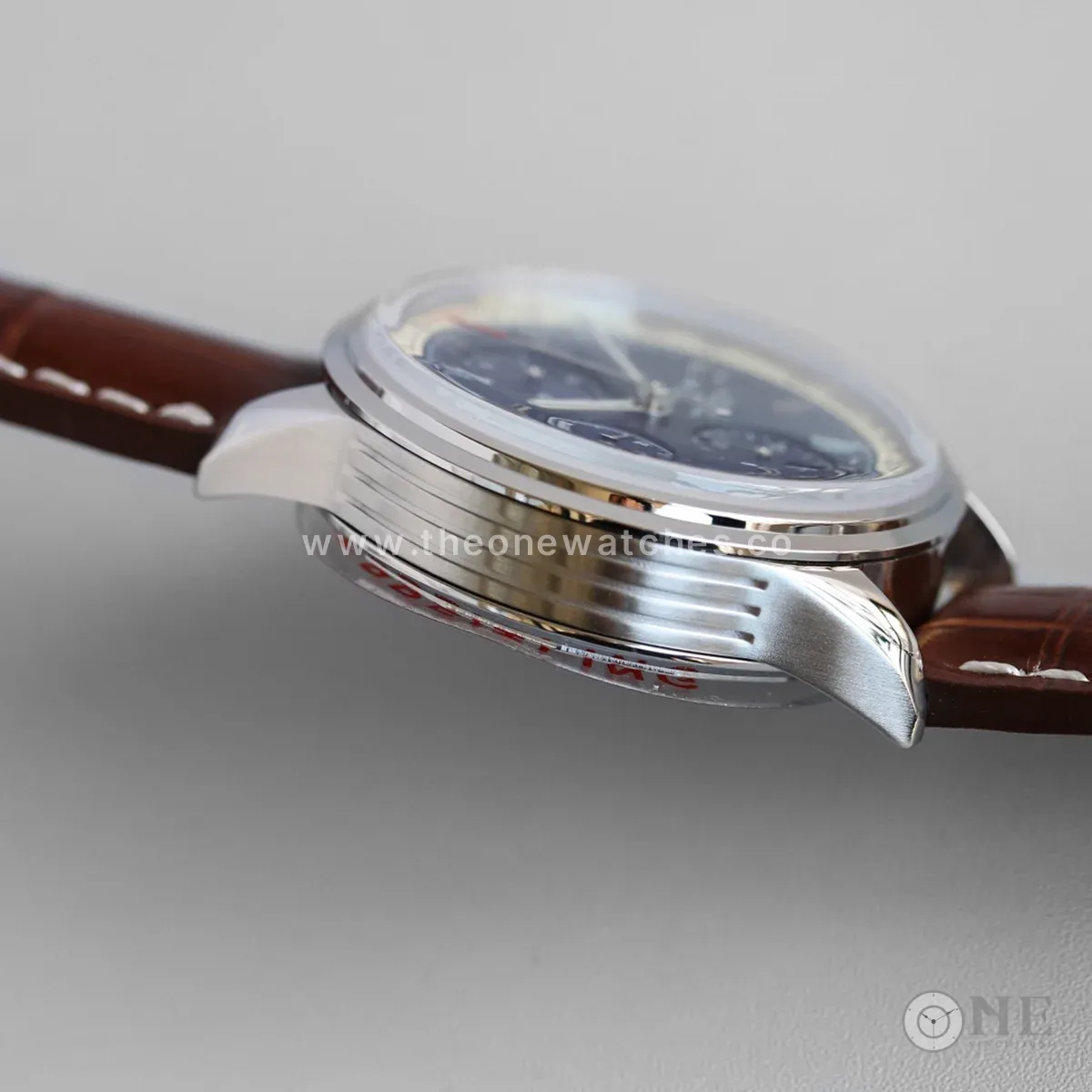 Premier B01 Chronograph 42 Blue Dial on Leather Strap Ref. A13315351C1X2
