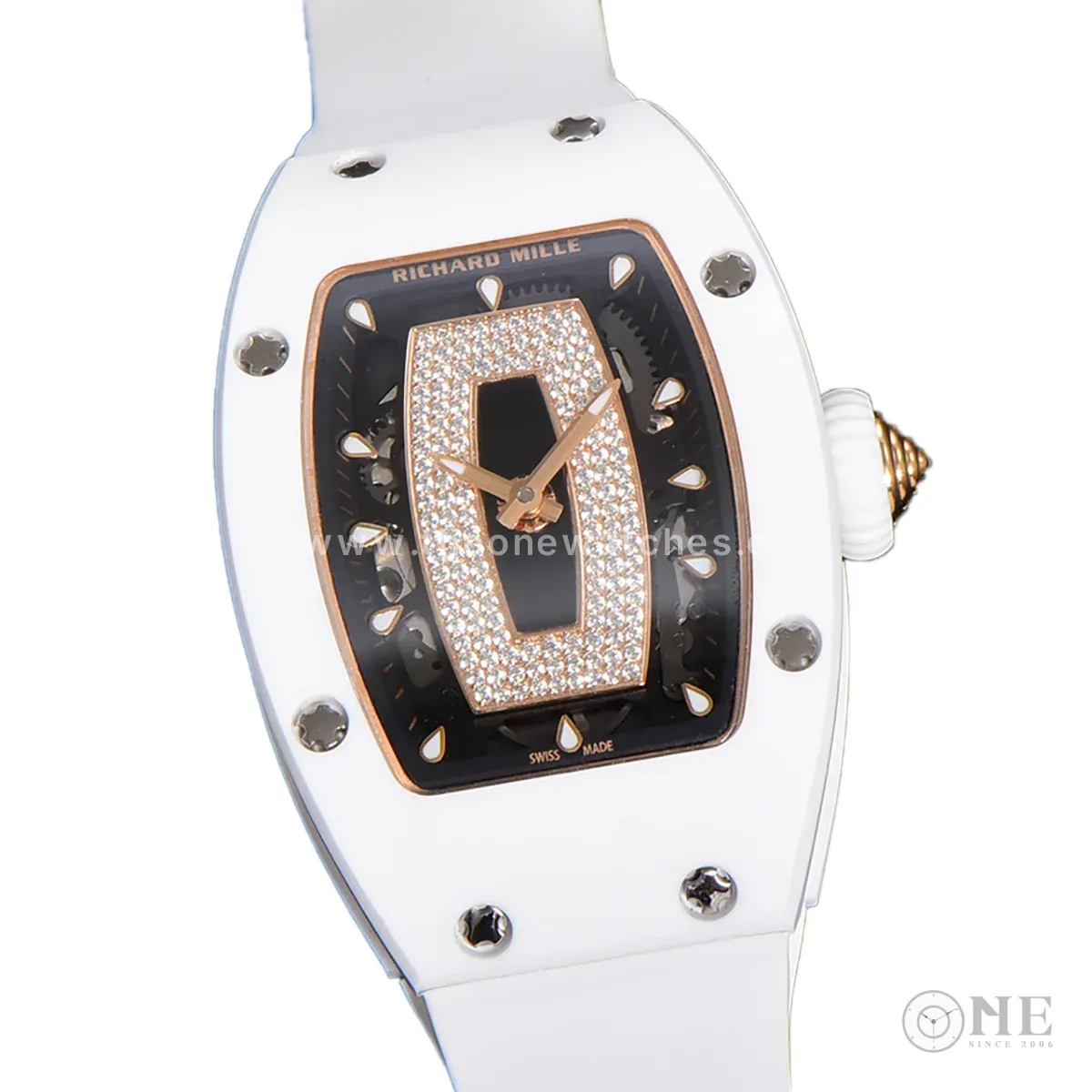 RM 007 Automatic Ladies White Ceramic