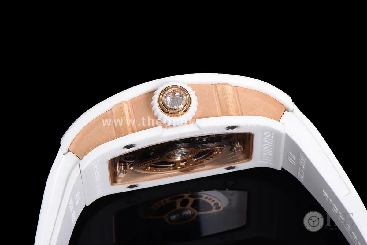 RM 007 Automatic Ladies White Ceramic