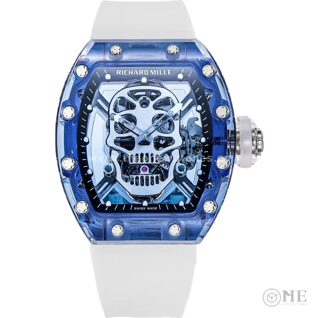 RM 027-01 Tourbillon Blue Sapphire Skull