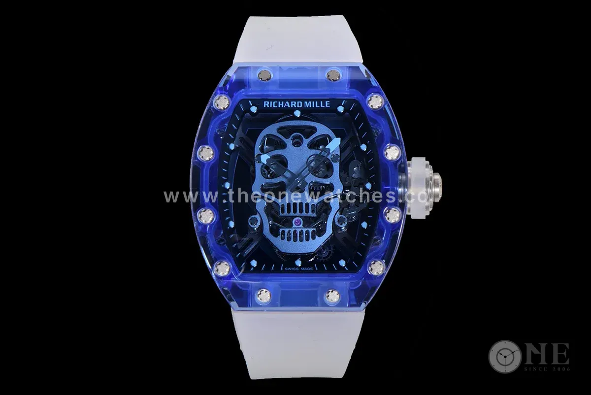 RM 027-01 Tourbillon Blue Sapphire Skull