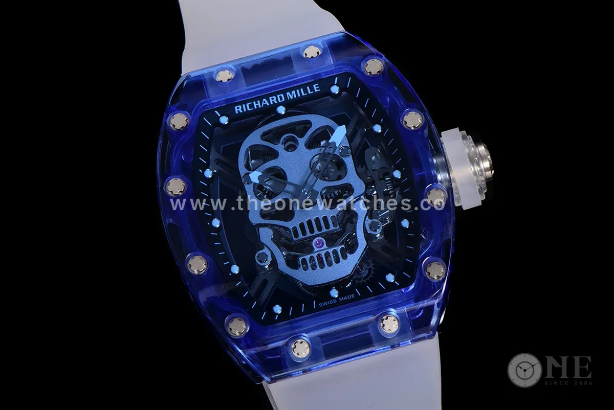 RM 027-01 Tourbillon Blue Sapphire Skull