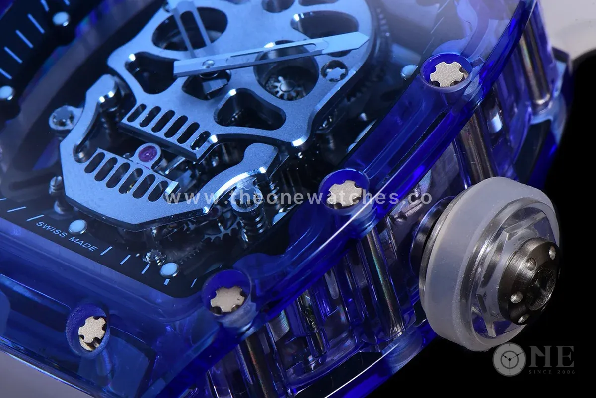 RM 027-01 Tourbillon Blue Sapphire Skull