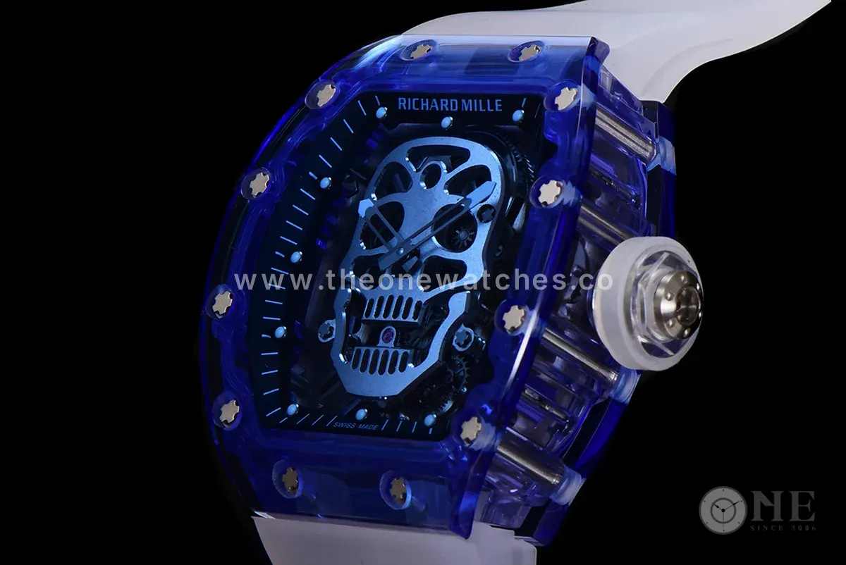 RM 027-01 Tourbillon Blue Sapphire Skull