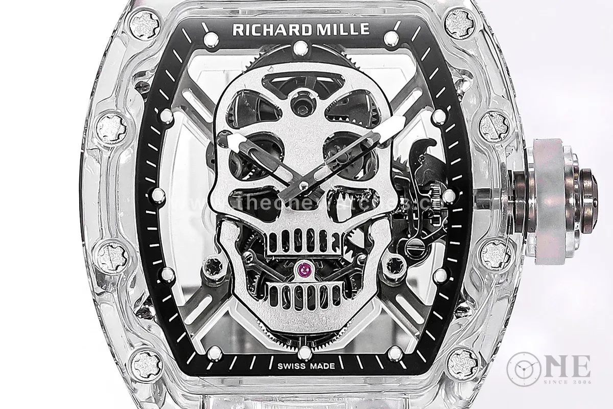 RM 027-01 Tourbillon Sapphire Skull