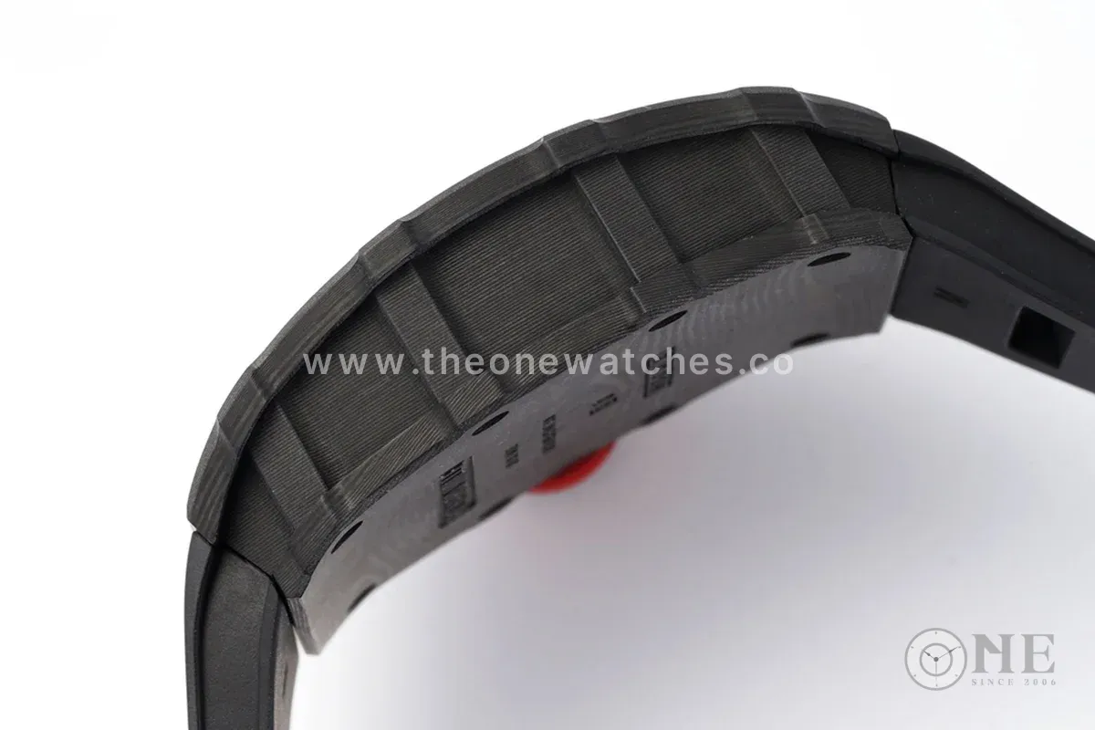 RM 035-01 Rafael Nadal NTPT Carbon on Black Rubber Strap (Sonic)