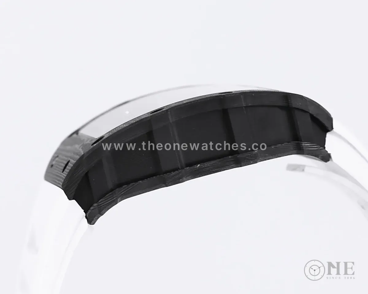 RM 035-01 Rafael Nadal NTPT Carbon White Rubber Strap