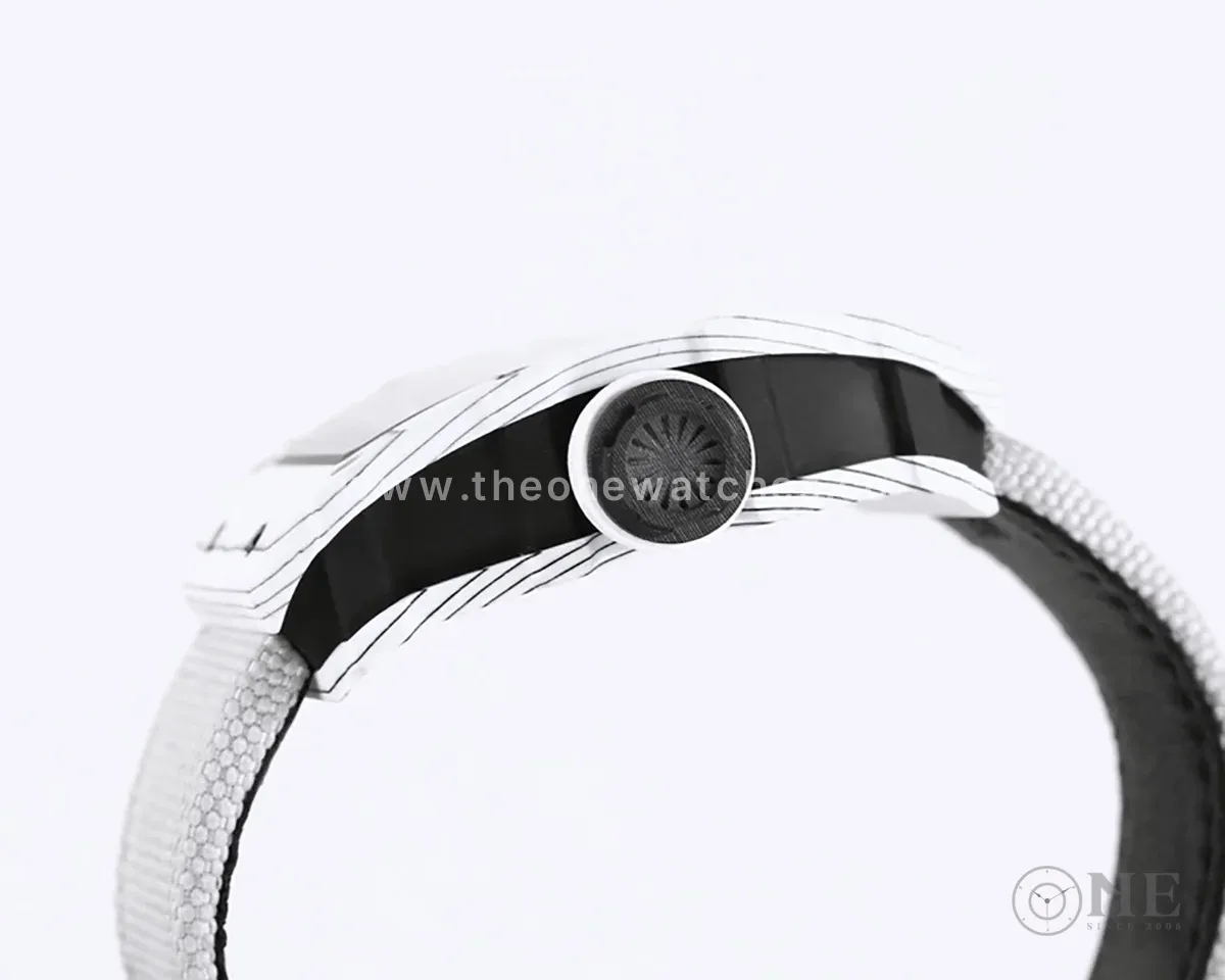 RM 035-01 Rafael Nadal White NTPT on White Nylon Strap