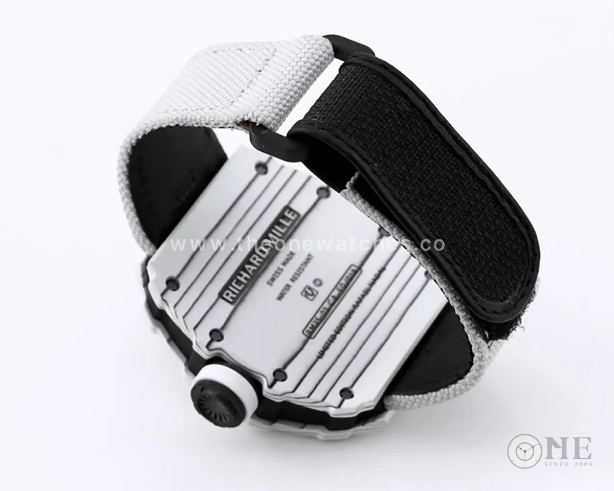 RM 035-01 Rafael Nadal White NTPT on White Nylon Strap
