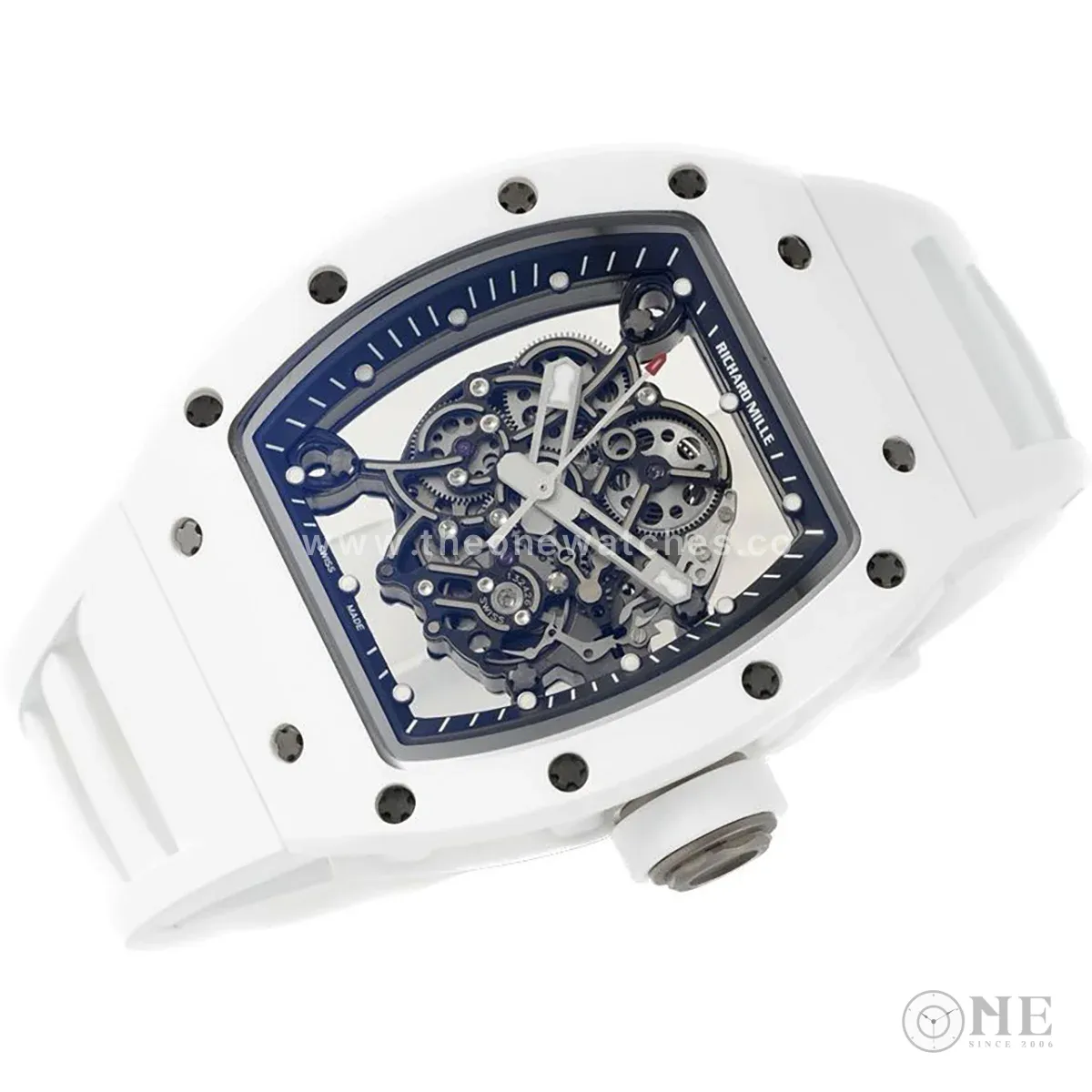 RM 055 White Bubba Watson White Ceramic on White Rubber RMUL2