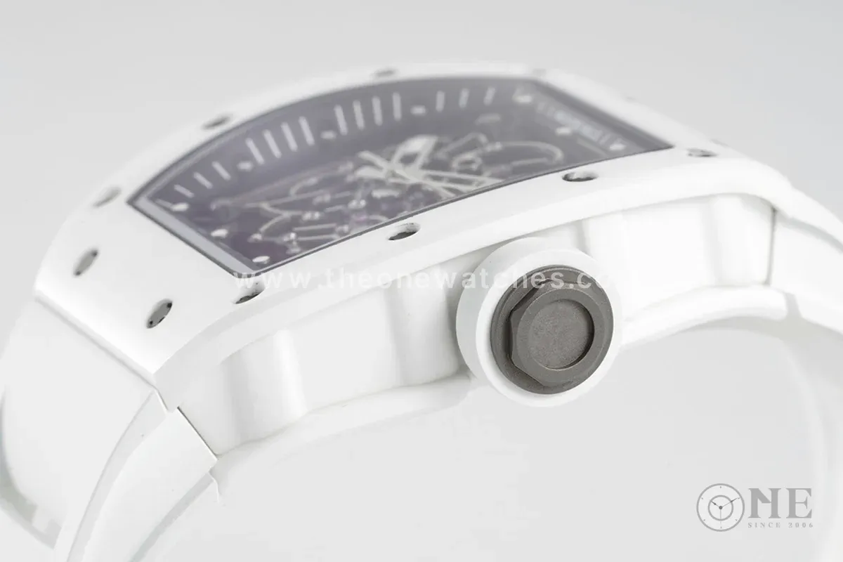 RM 055 White Bubba Watson White Ceramic on White Rubber RMUL2