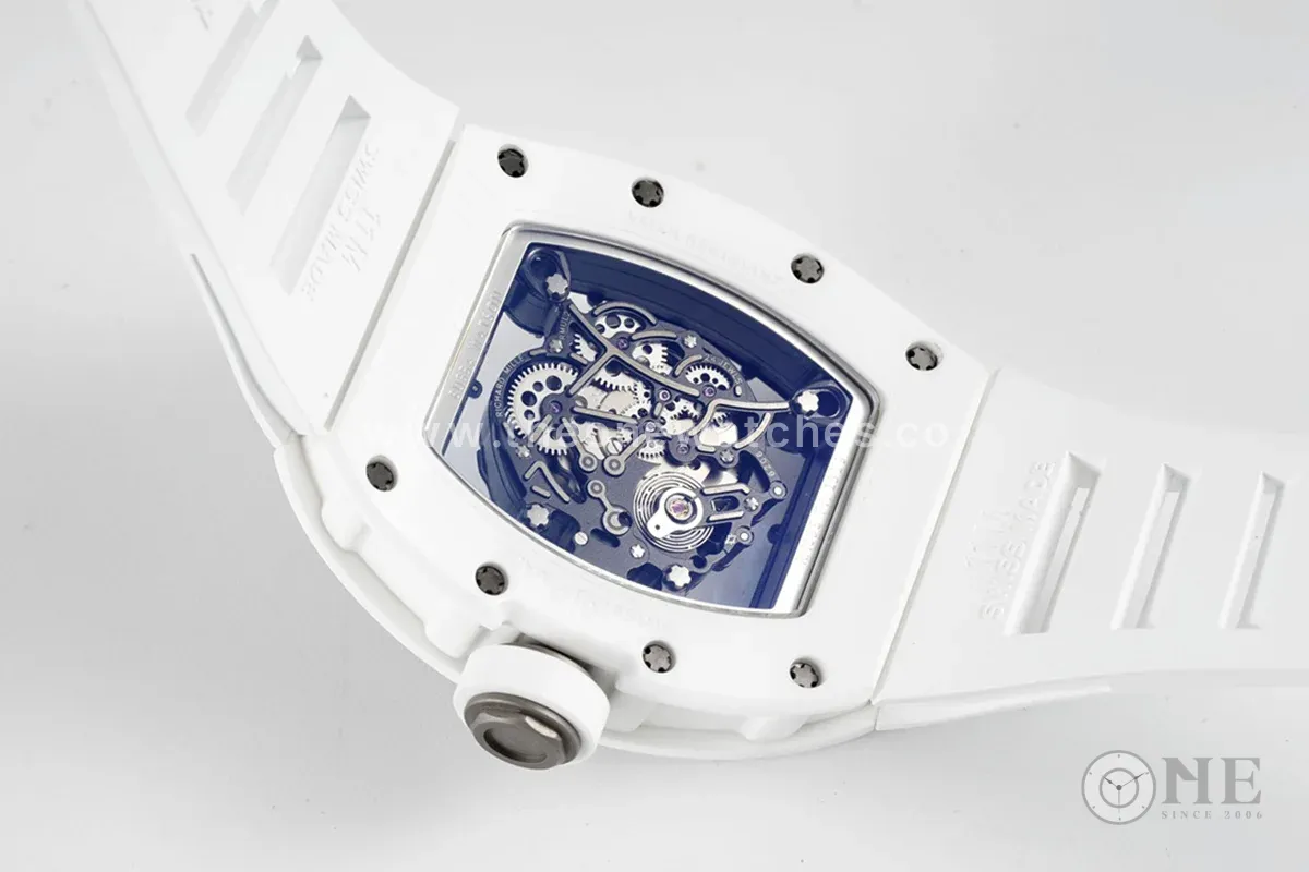 RM 055 White Bubba Watson White Ceramic on White Rubber RMUL2