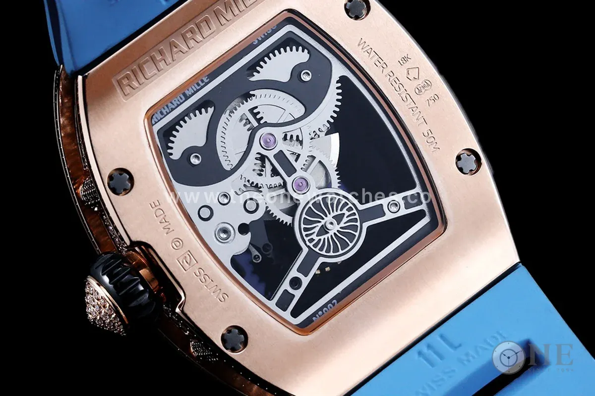 RM 51-05 Oryx Tourbillon in Rose Gold with Diamond Bezel