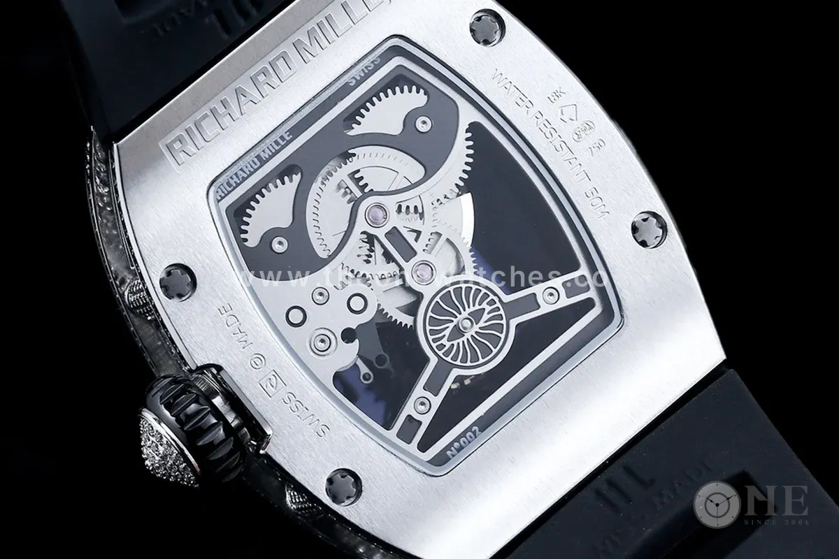 RM 51-05 Oryx Tourbillon in Steel with Diamond Bezel