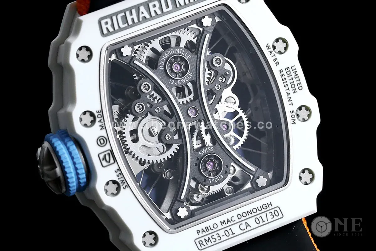 RM053-01 Richard Mille Pablo MacDonough in Orange Strap