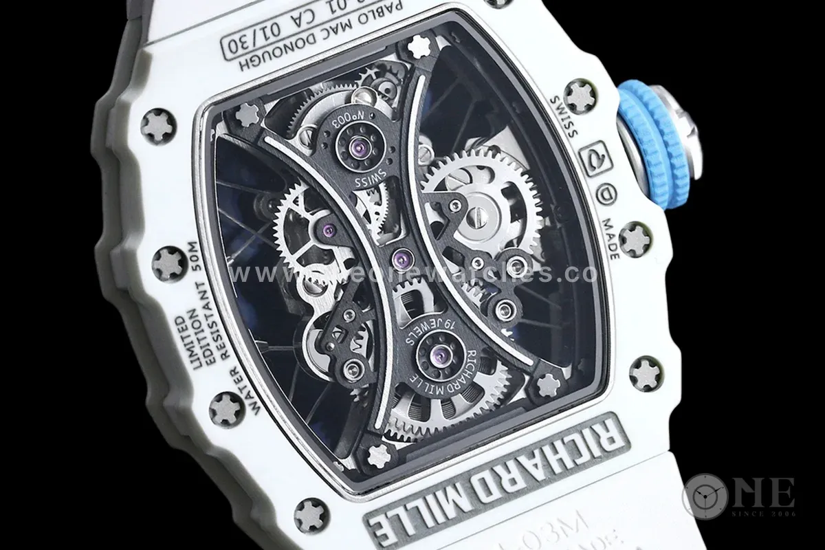 RM053-01 Richard Mille Pablo MacDonough in White Strap