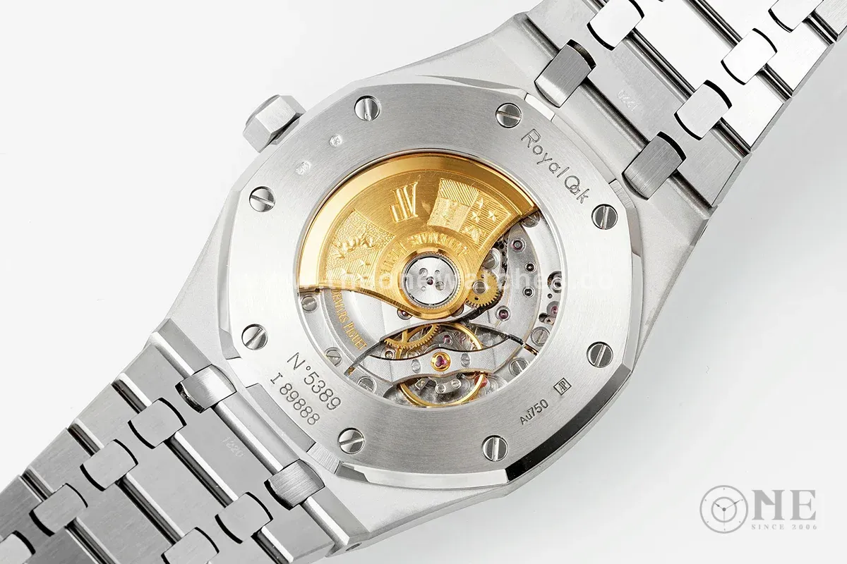 Royal Oak 15450ST 37mm Grey Dial in Frosted Gold