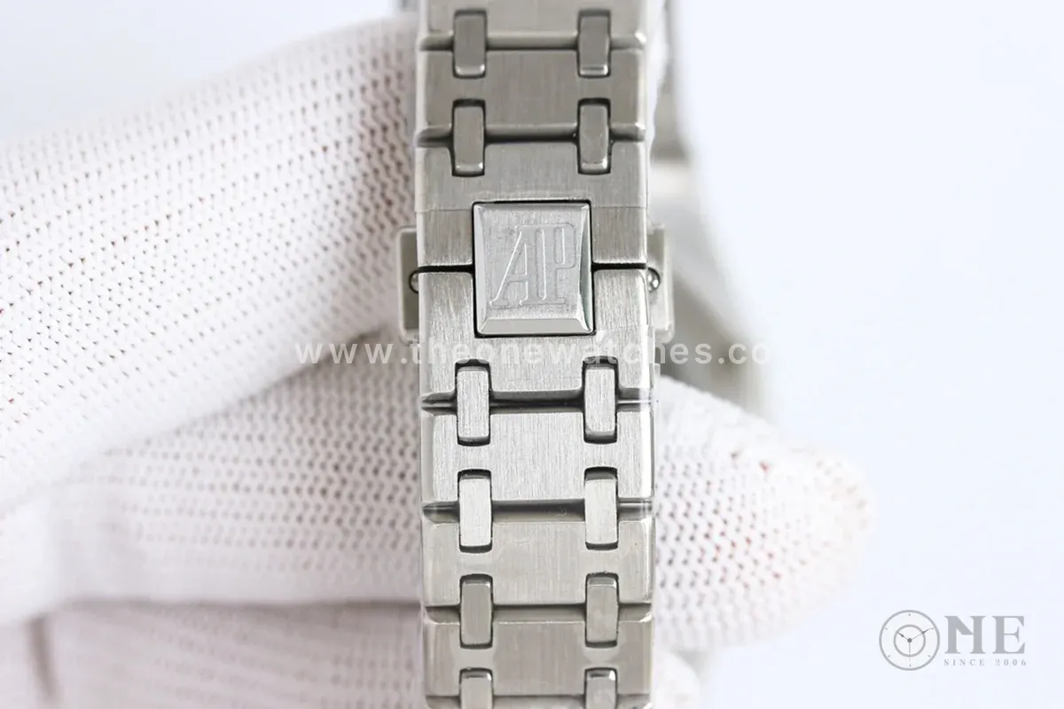 Royal Oak 15550 Silver Dial 1017 ALYX 9SM in White Gold