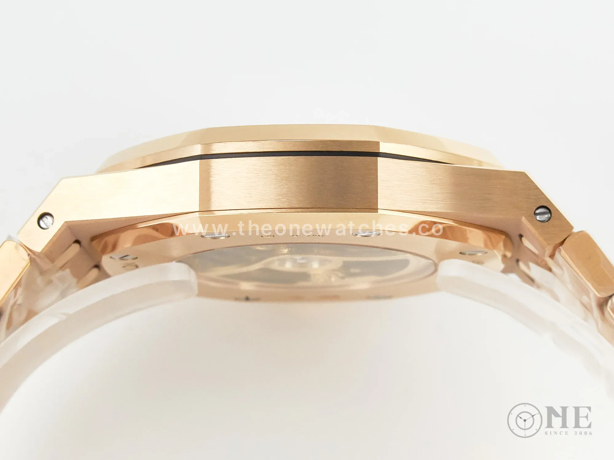 Royal Oak 41mm Skeleton 15407 RG ZF 1:1 Best Edition Skeleton Dial on RG Bracelet A3132