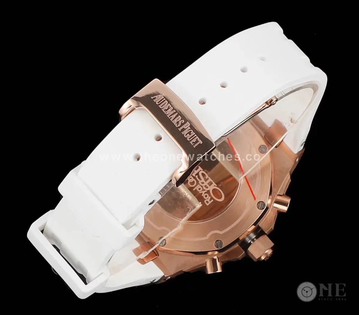 Royal Oak Offshore Selfwinding Chronograph 37mm White Dial in Rose Gold