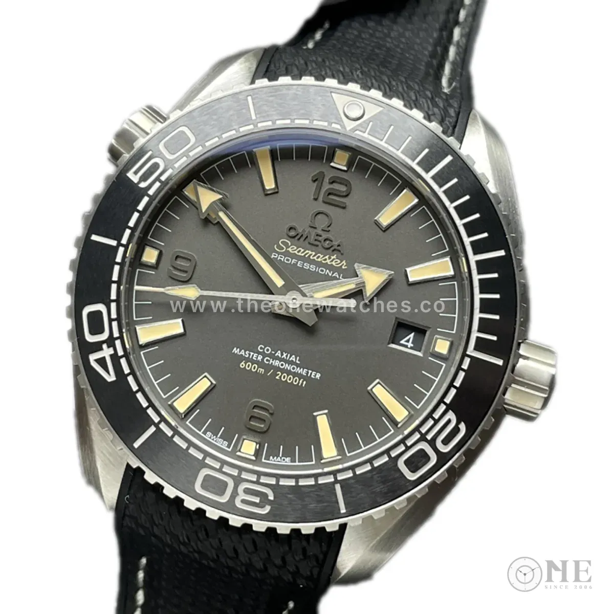 Seamaster Planet Ocean 600M 43.5mm Grey Dial Steel on Rubber Strap