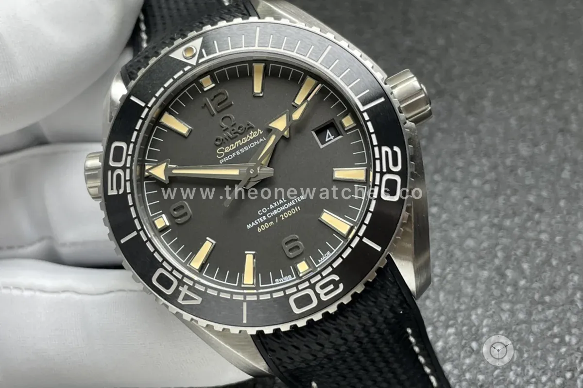Seamaster Planet Ocean 600M 43.5mm Grey Dial Steel on Rubber Strap