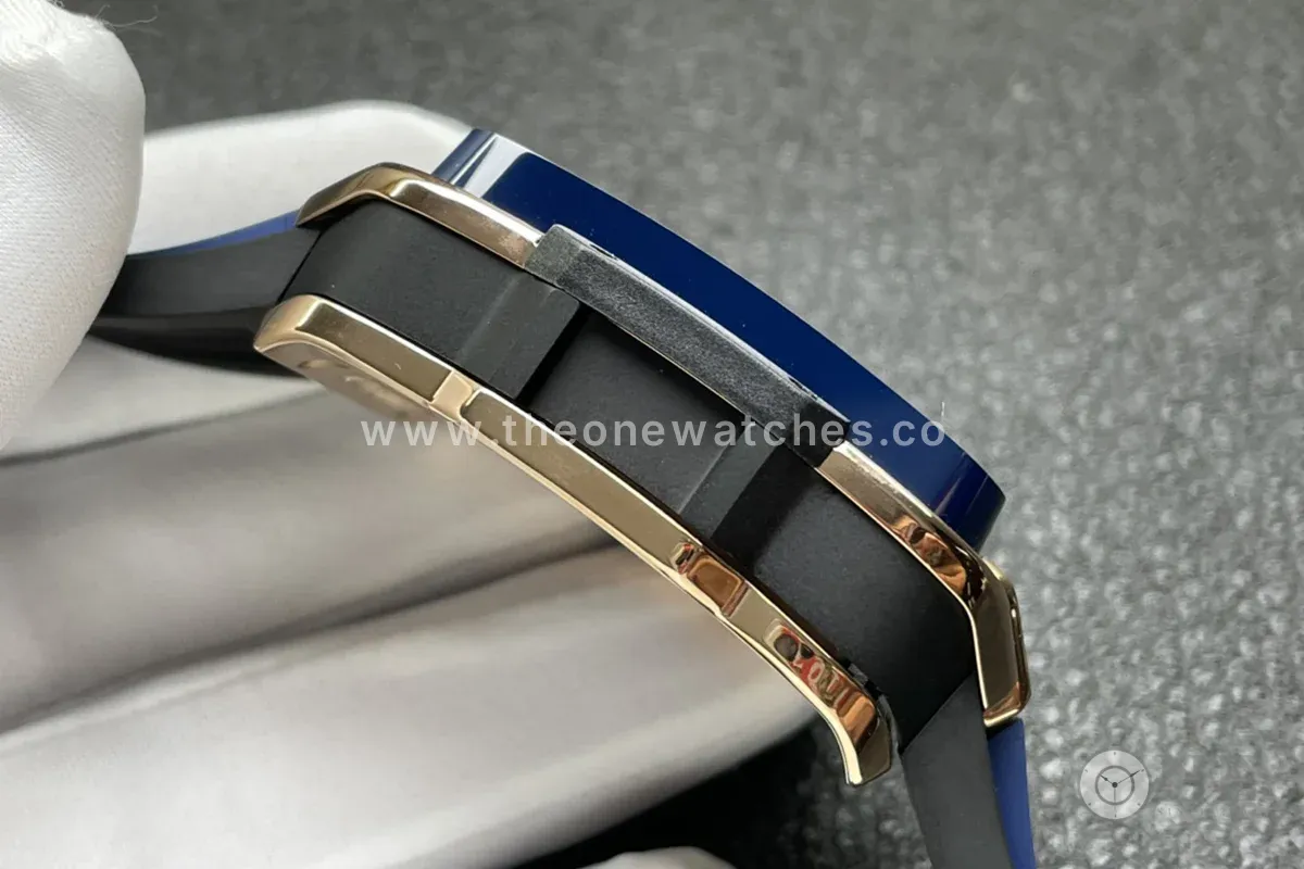 Square Bang Unico Gold Blue Ceramic