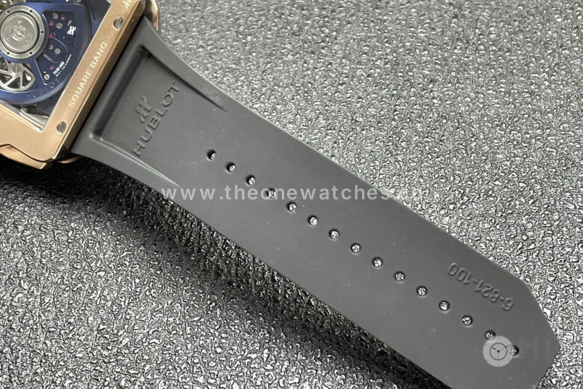 Square Bang Unico Gold Blue Ceramic