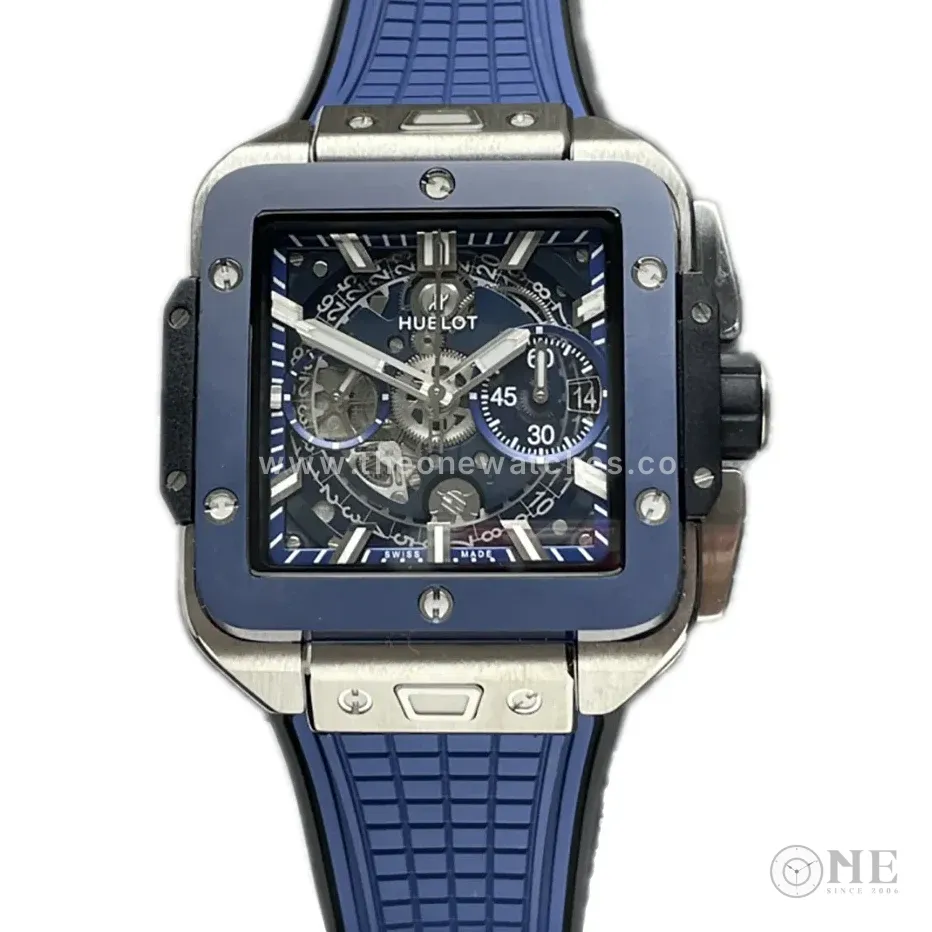 Square Bang Unico Titanium Blue Ceramic